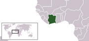 Republic of Côte d'Ivoire - Location